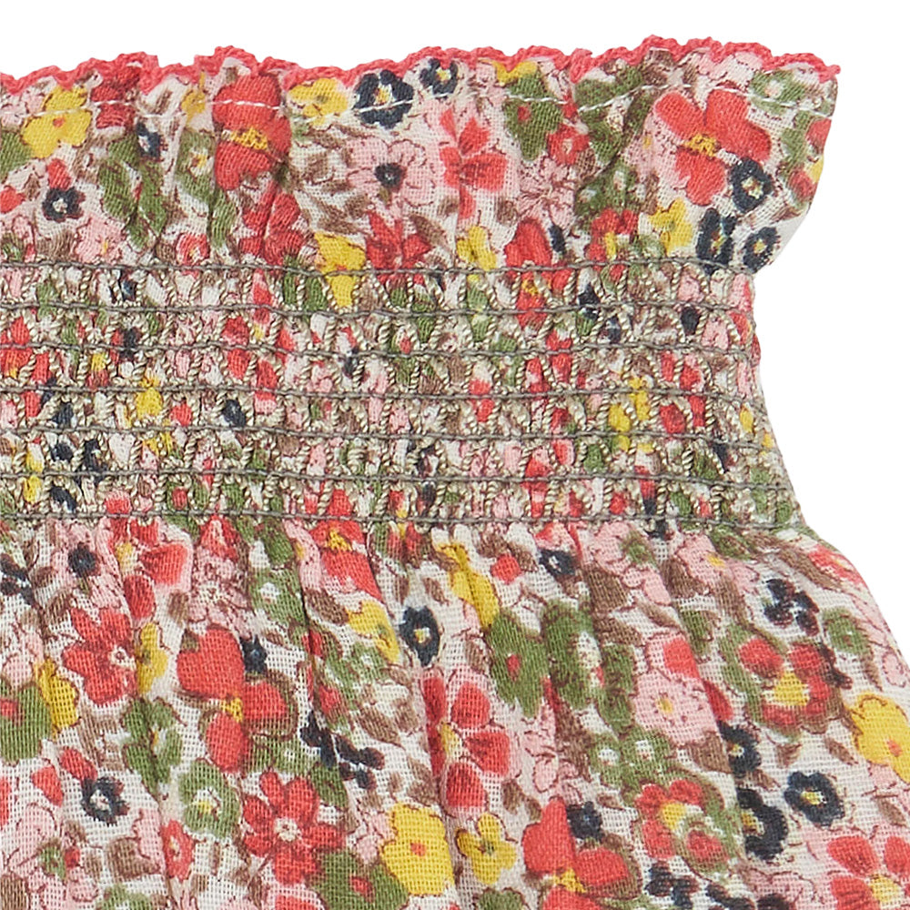 Bonton Child Lisea Skirt Rose Pink Faroe Floral Print