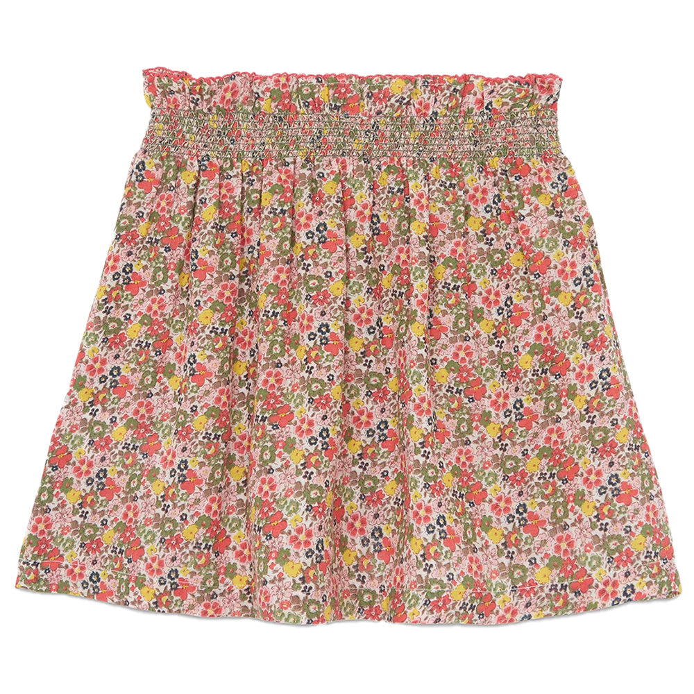 Bonton Child Lisea Skirt Rose Pink Faroe Floral Print