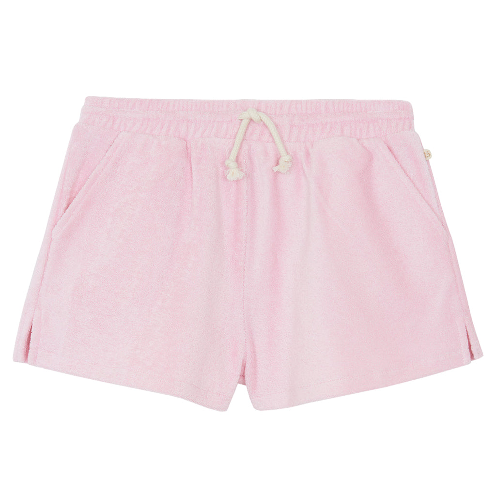 Bonton Child Girl Livi Terrycloth Shorts Rose Bubble Pink