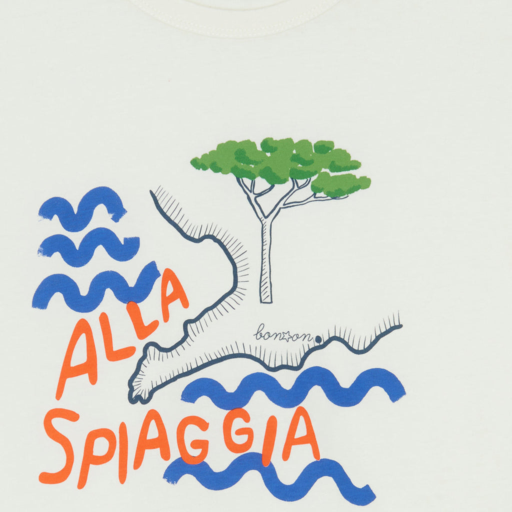 Bonton Child Boy Livo T-shirt Ecru Cream