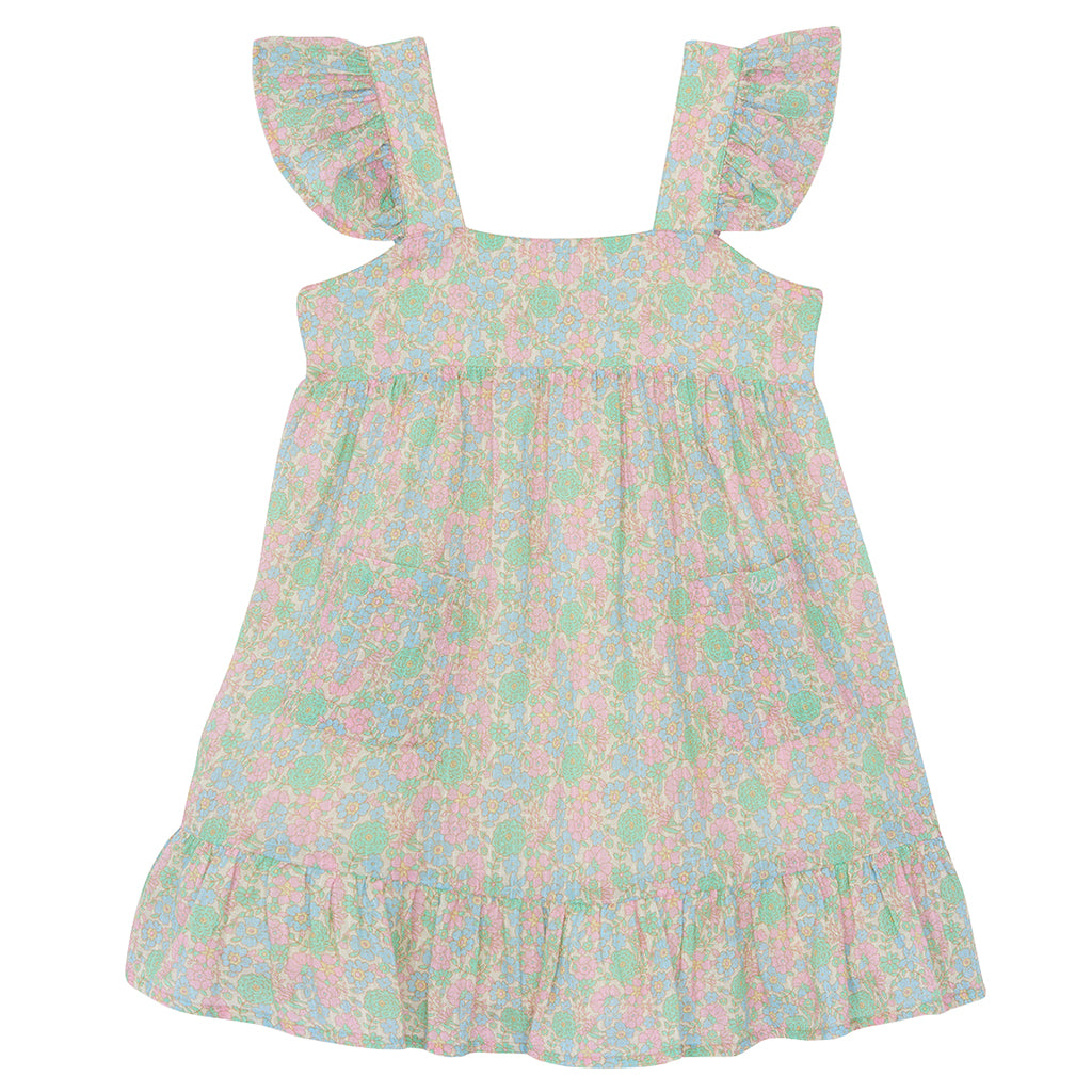 Bonton Child Girl Lydia Dress Multicolour Vintage Floral