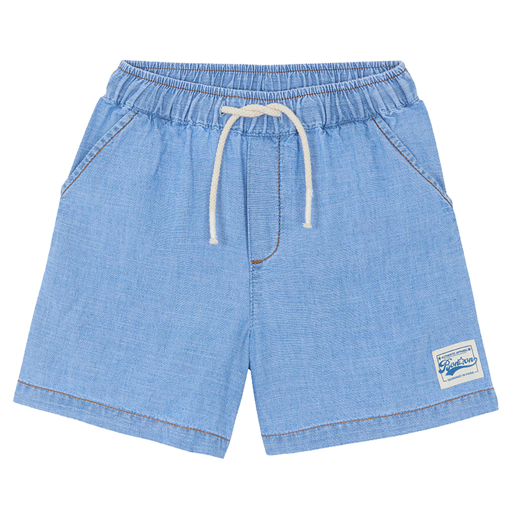 Bonton Child Lyon Shorts Light Chambray Blue