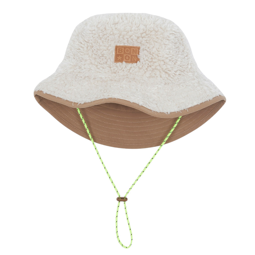 Bonton Child Bob Map Hat Sheep Cream