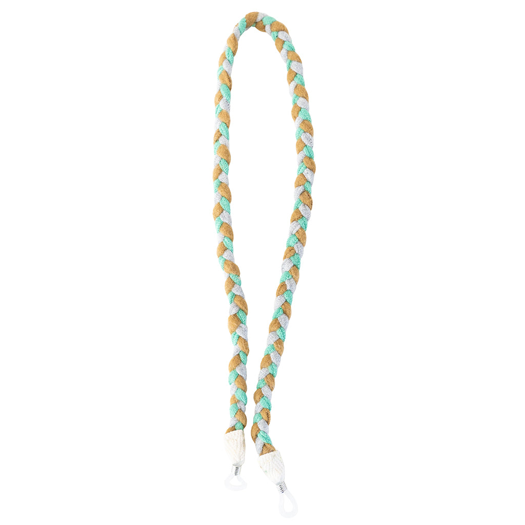 Cream Eyewear x Gray Label Child Sunglasses Cords Bright Green, Peanut, And Grey Melange