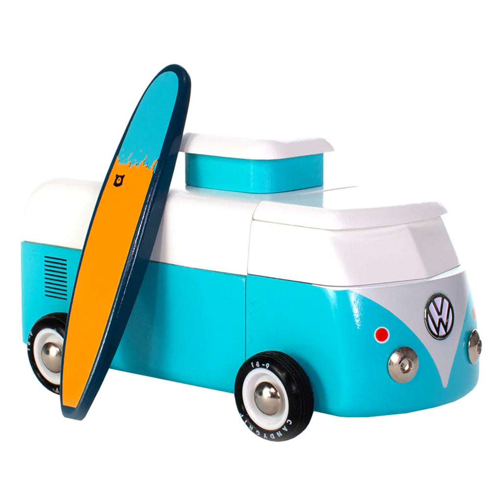 Candylab Car Americana VW Beach Bus Ocean Blue
