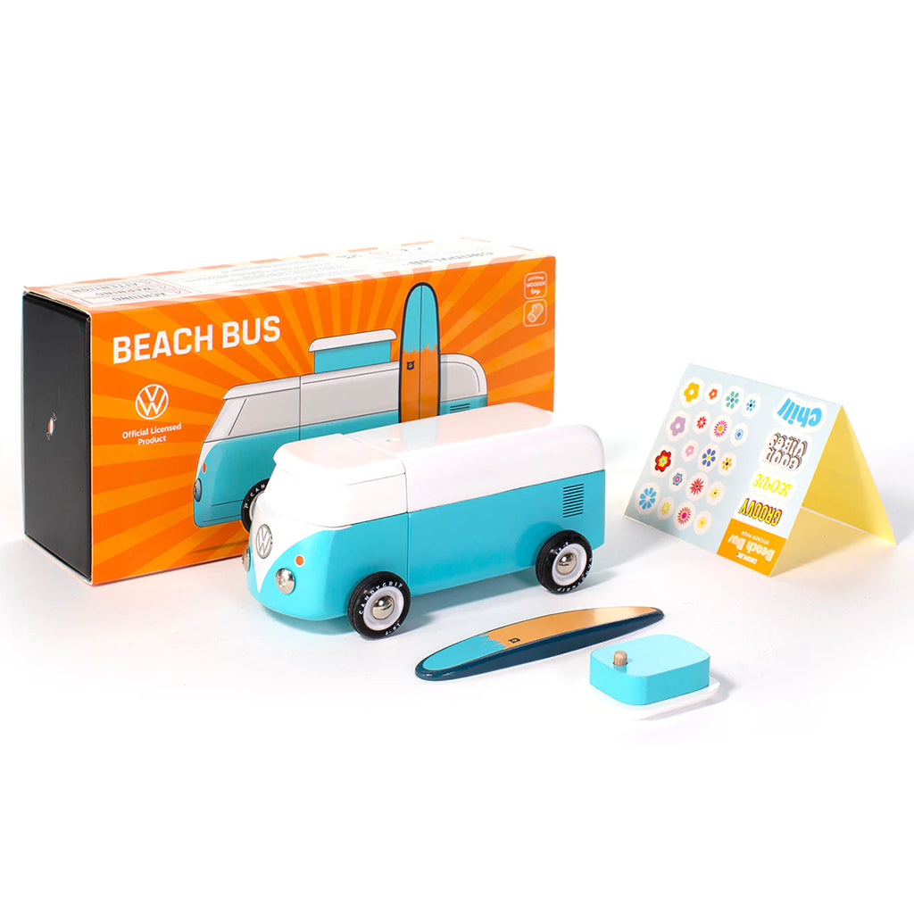 Candylab Car Americana VW Beach Bus Ocean Blue