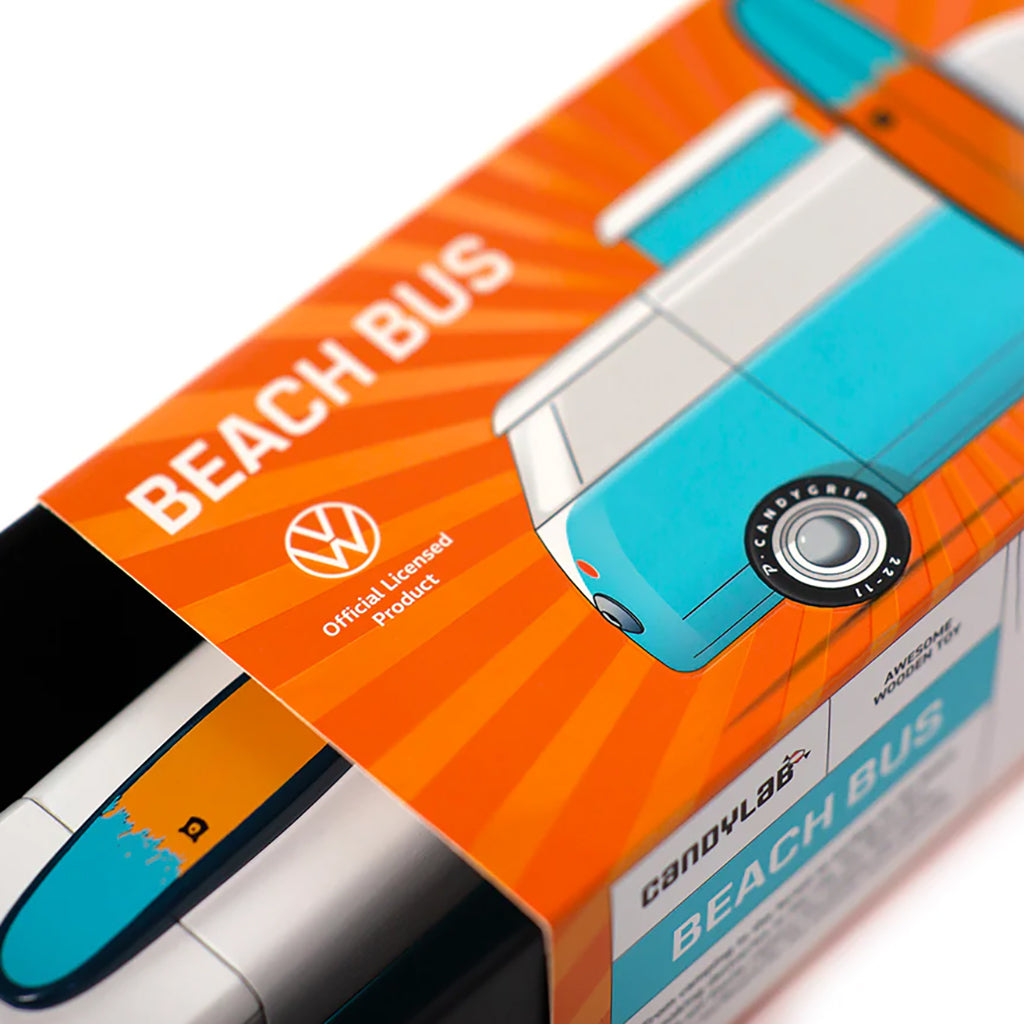 Candylab Car Americana VW Beach Bus Ocean Blue