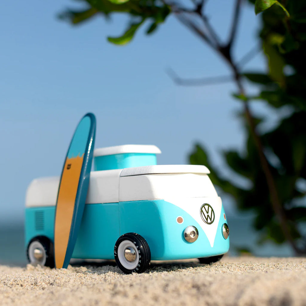 Candylab Car Americana VW Beach Bus Ocean Blue