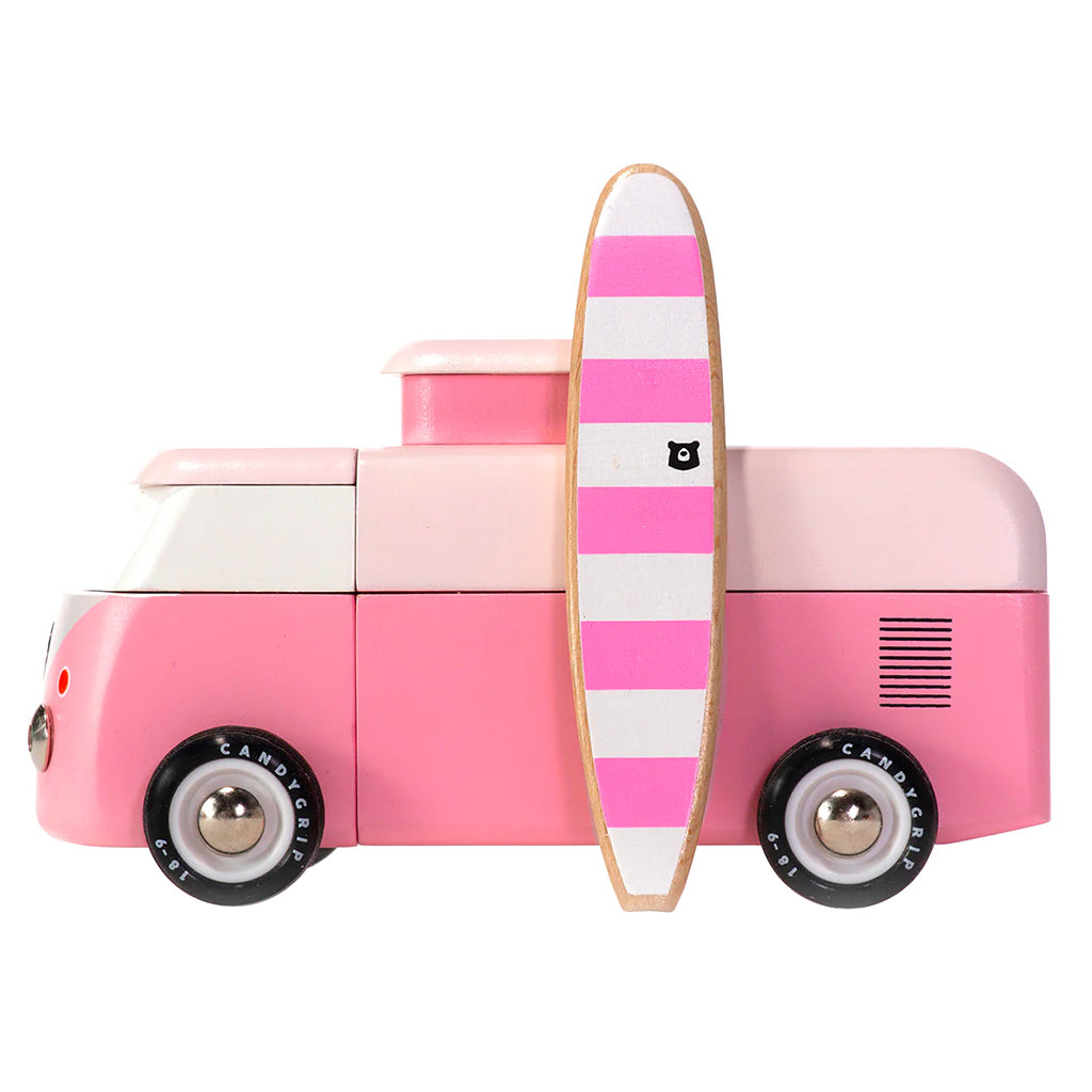 Candylab Car Americana VW Beach Bus Pink