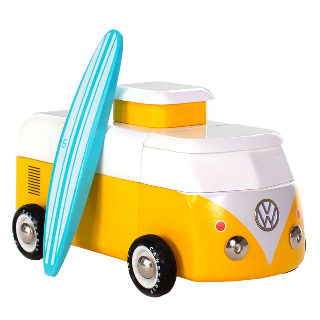Candylab Car Americana VW Beach Bus Sunset Yellow