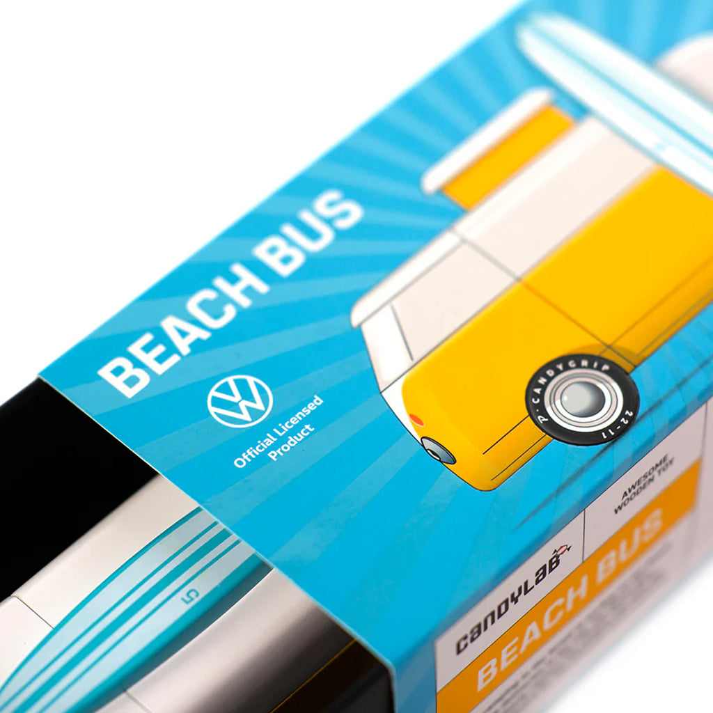 Candylab Car Americana VW Beach Bus Sunset Yellow