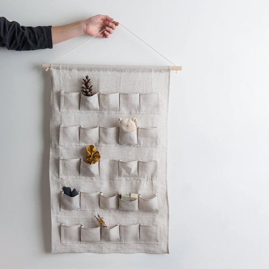 Confetti Mill Linen Advent Calendar Beige