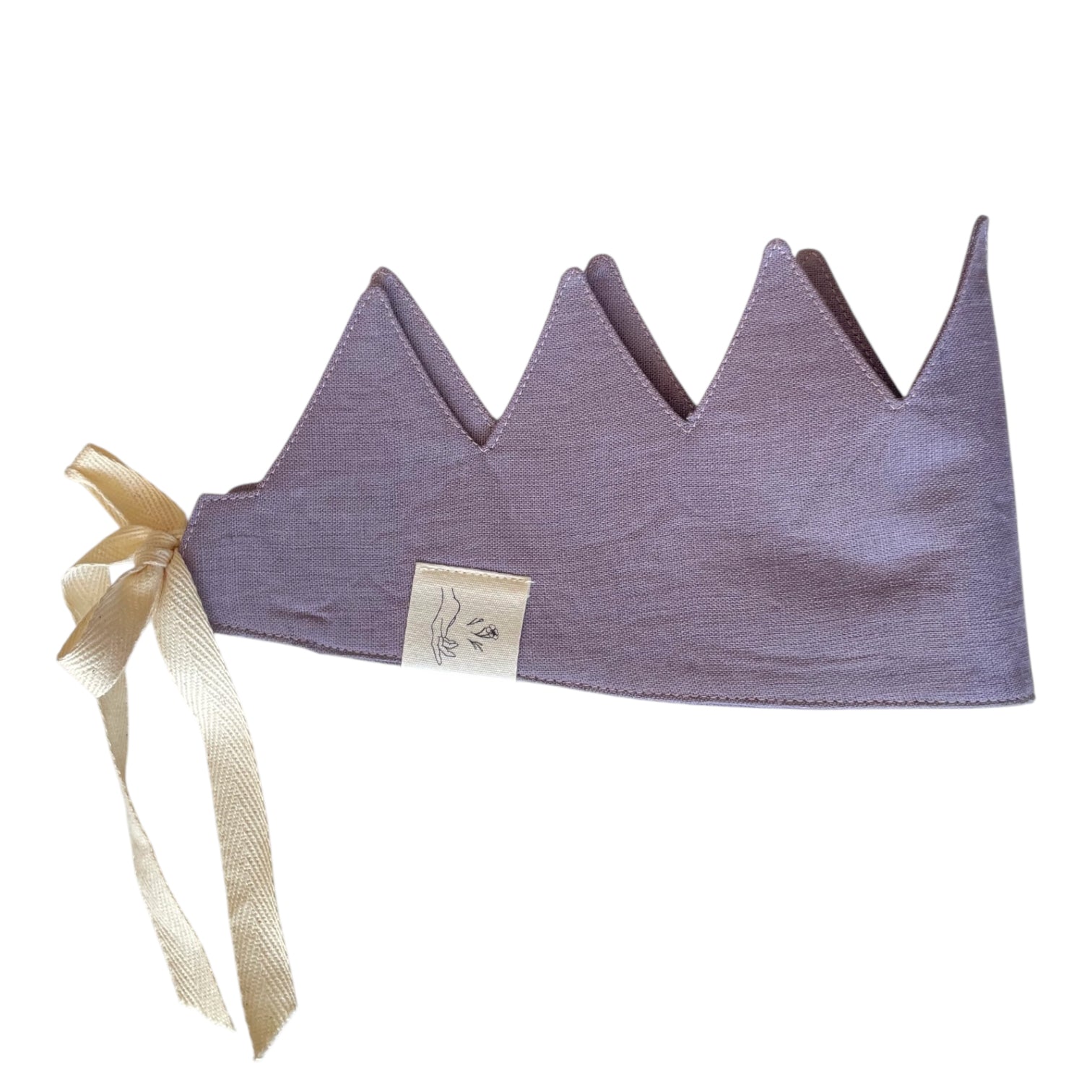 Confetti Mill Linen Crown Lilac