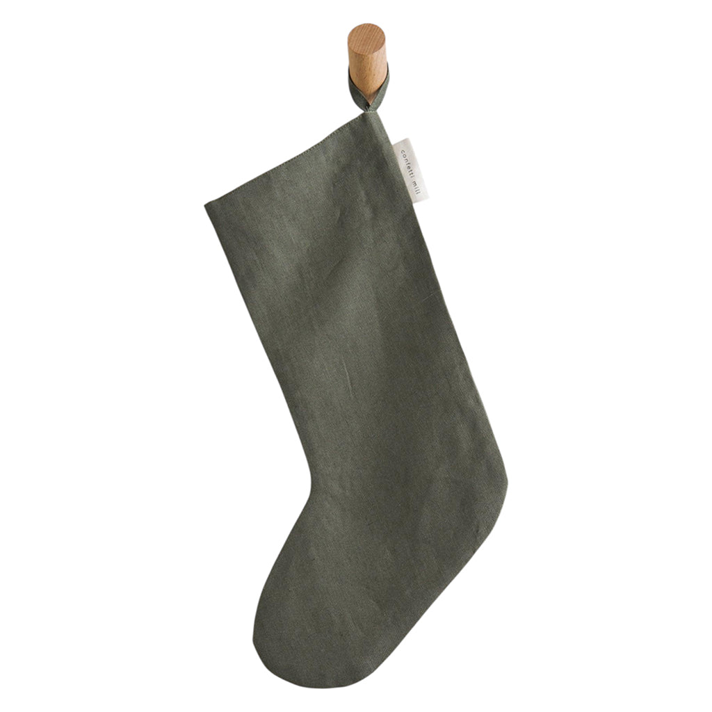 Confetti Mill Christmas Stockings Forest Green