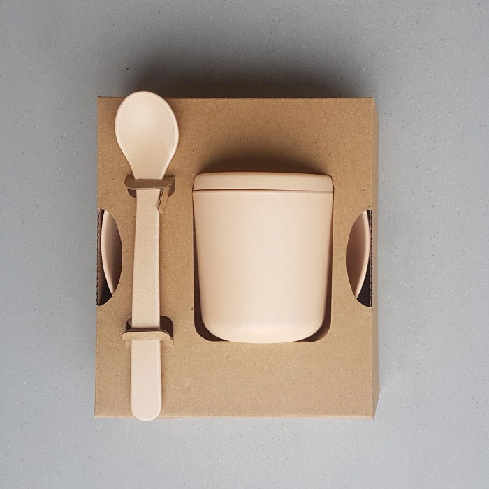 Ekobo Toddler Feeding Set Blush Pink