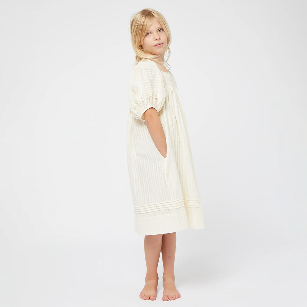 Faune Child Marigold Dress Buttermilk