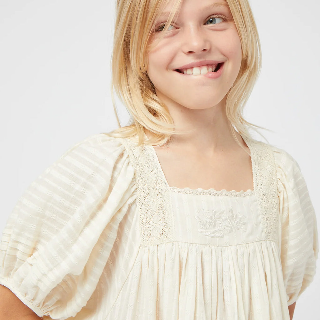 Faune Child Marigold Dress Buttermilk