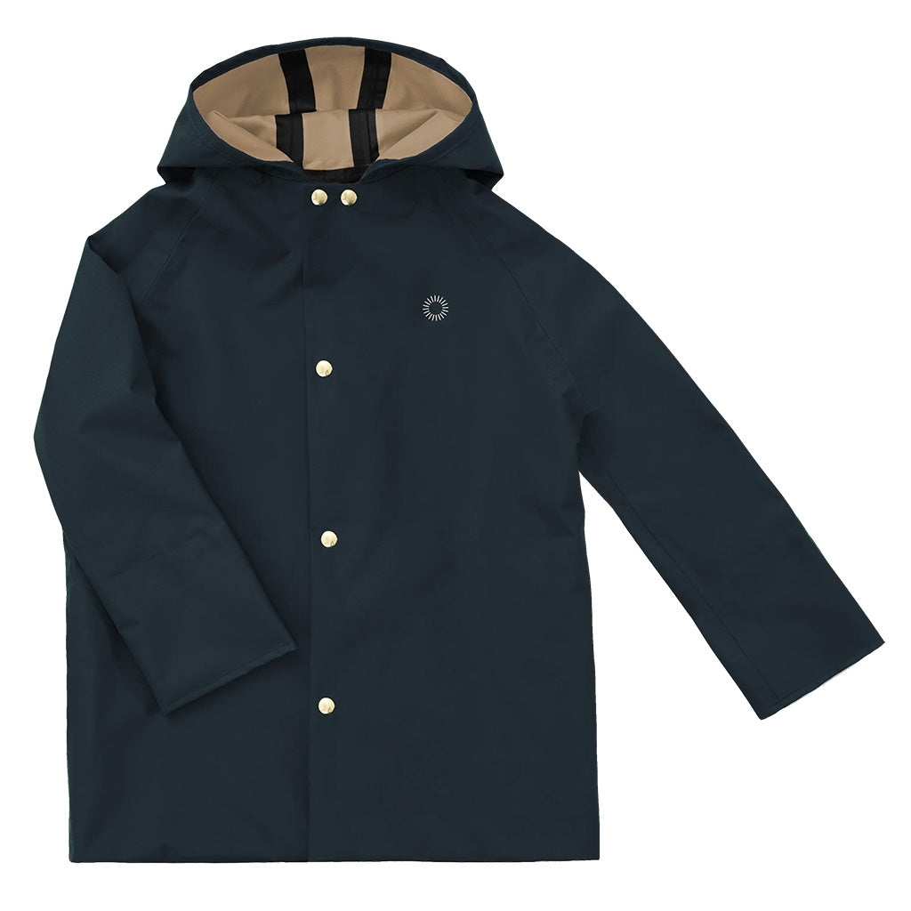 Fairechild Child Midi Rain Coat Inkberry Navy Blue