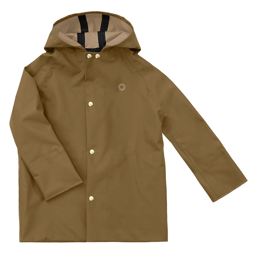 Fairechild Child Midi Rain Coat Ochre Brown