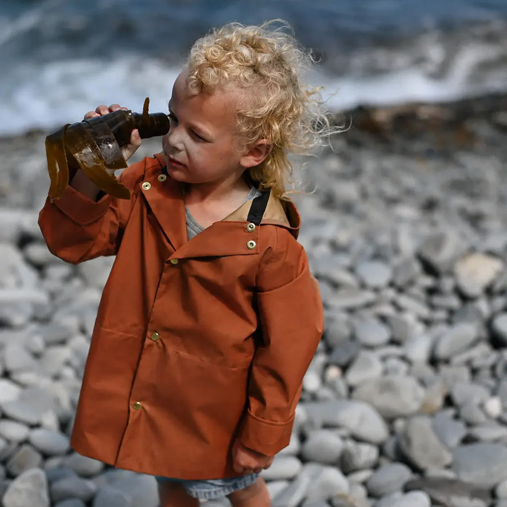 Fairechild Child Midi Rain Coat Sumac Brown
