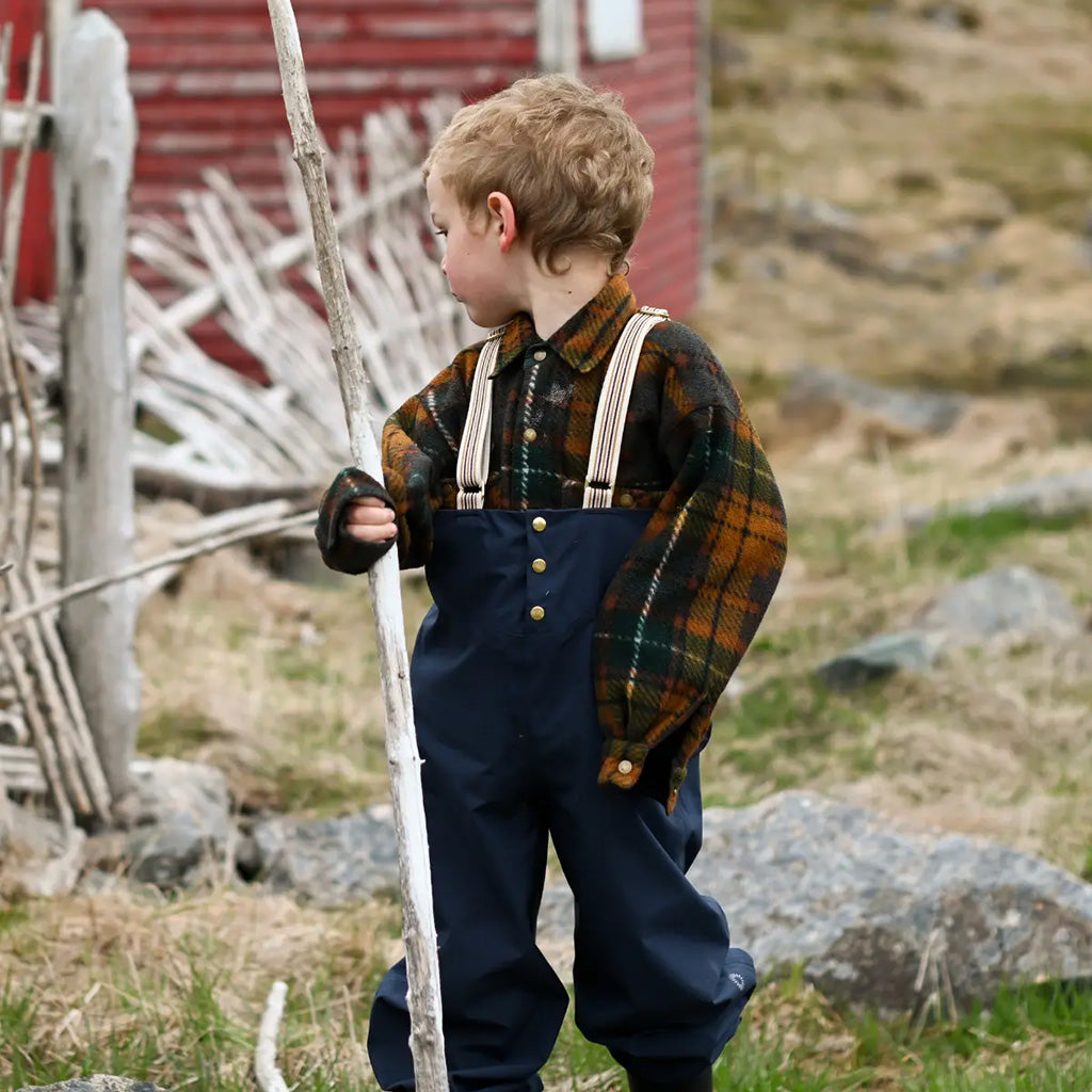 Fairechild Child Rain Pants Inkberry Navy Blue