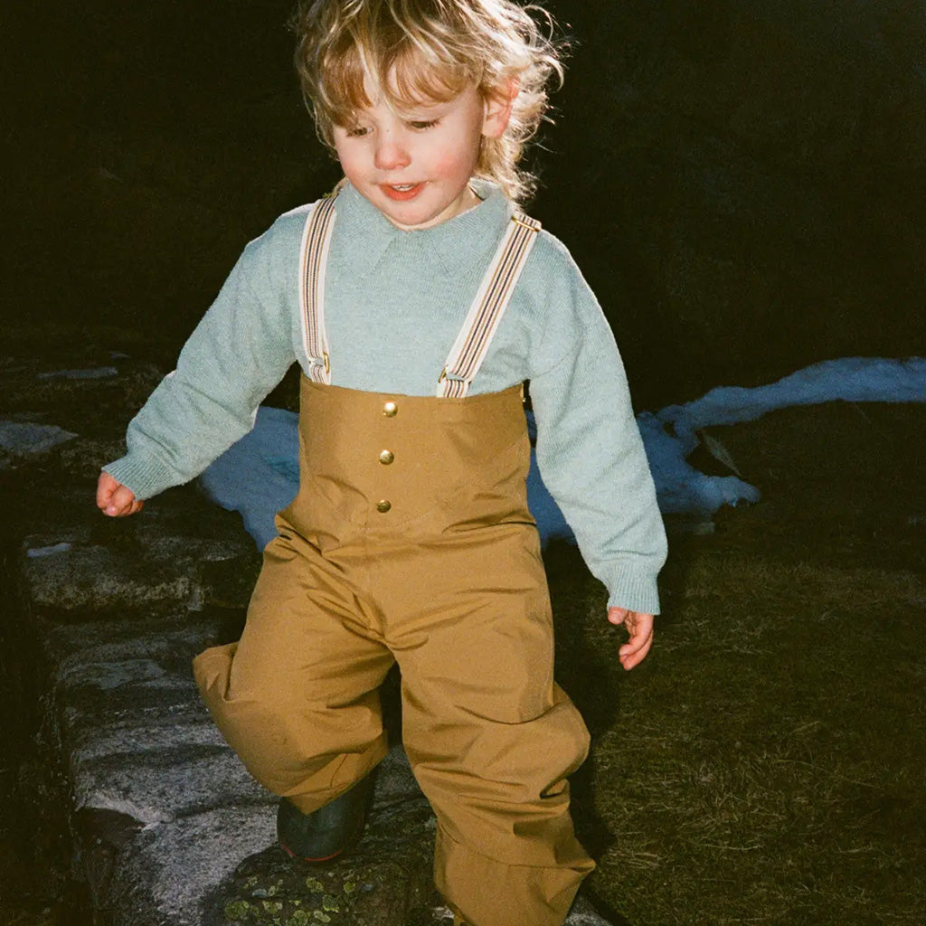 Fairechild Child Rain Pants Ochre Brown