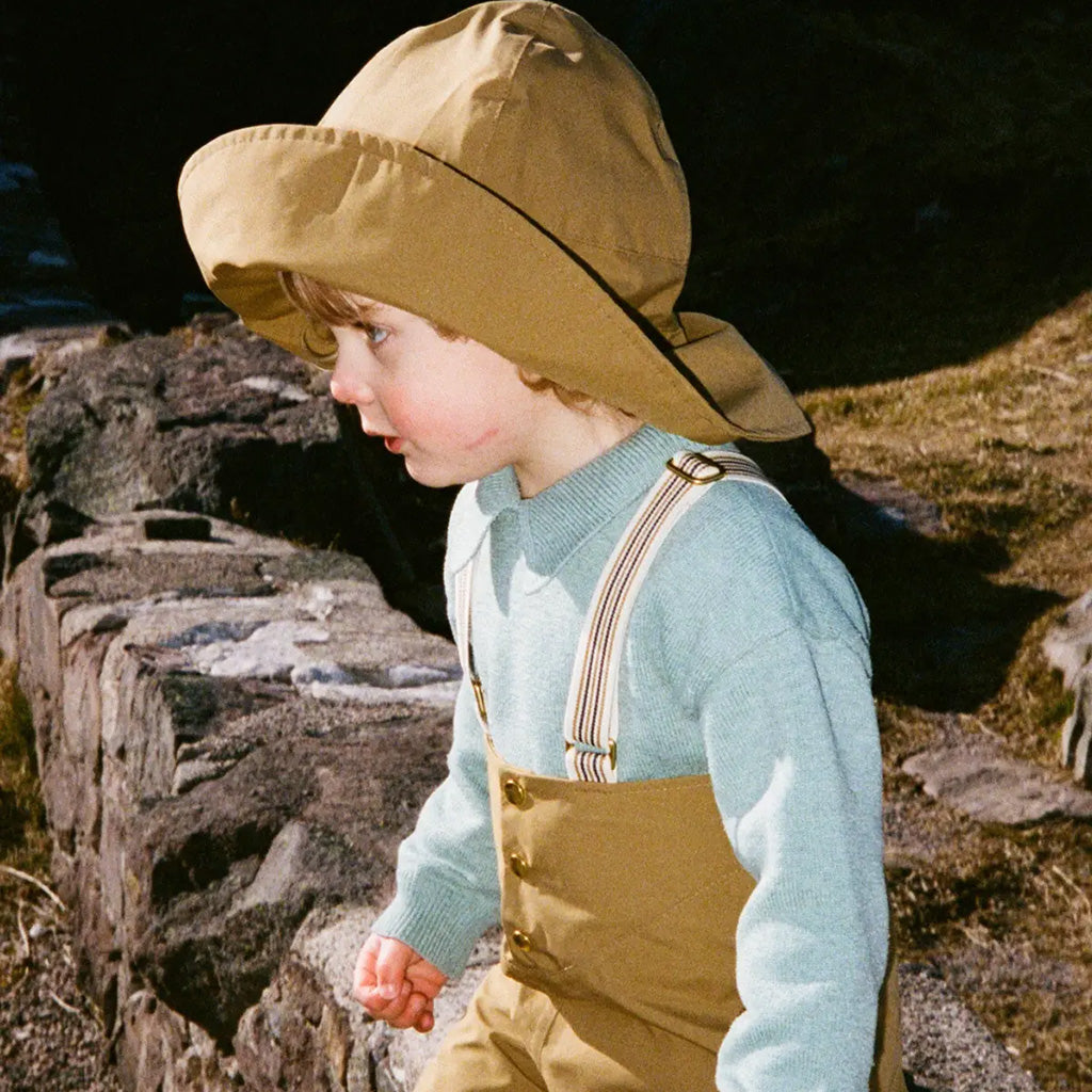 Fairechild Child Rain Pants Ochre Brown
