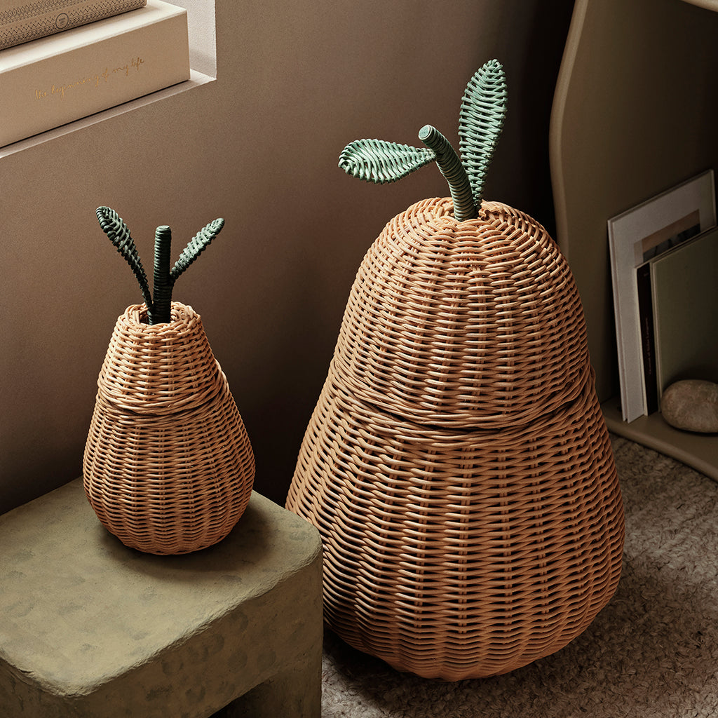Ferm Living Kids Pear Braided Storage Basket Small