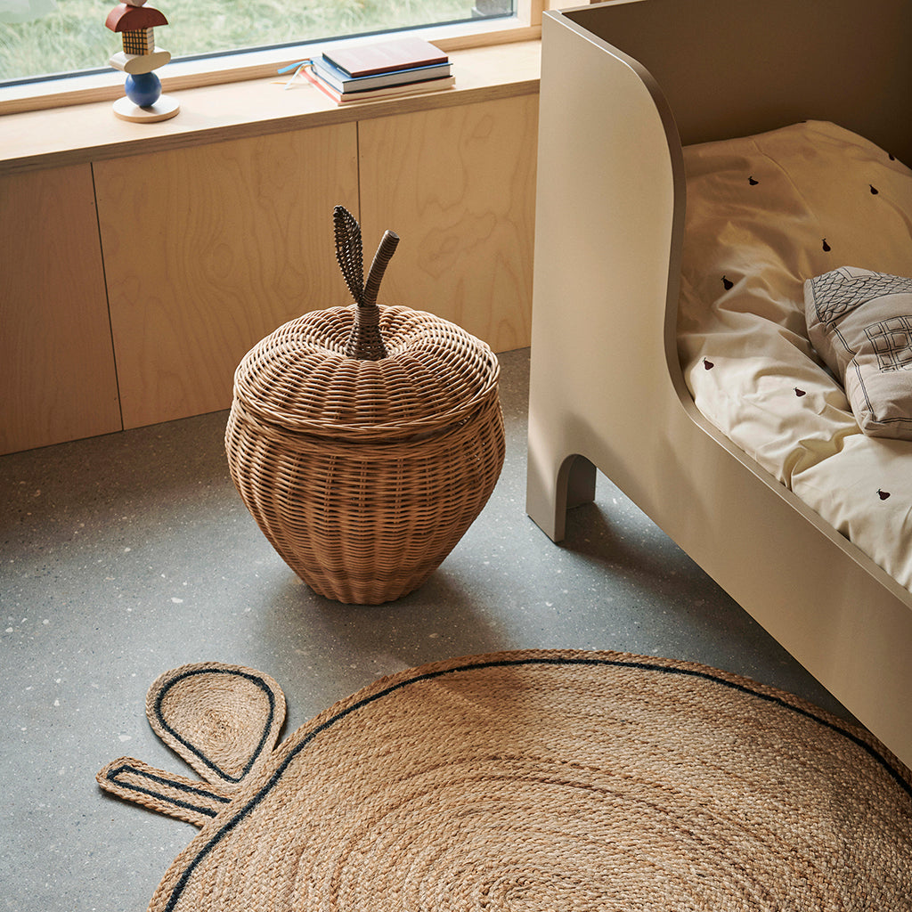 Ferm Living Kids Apple Braided Storage Basket Large