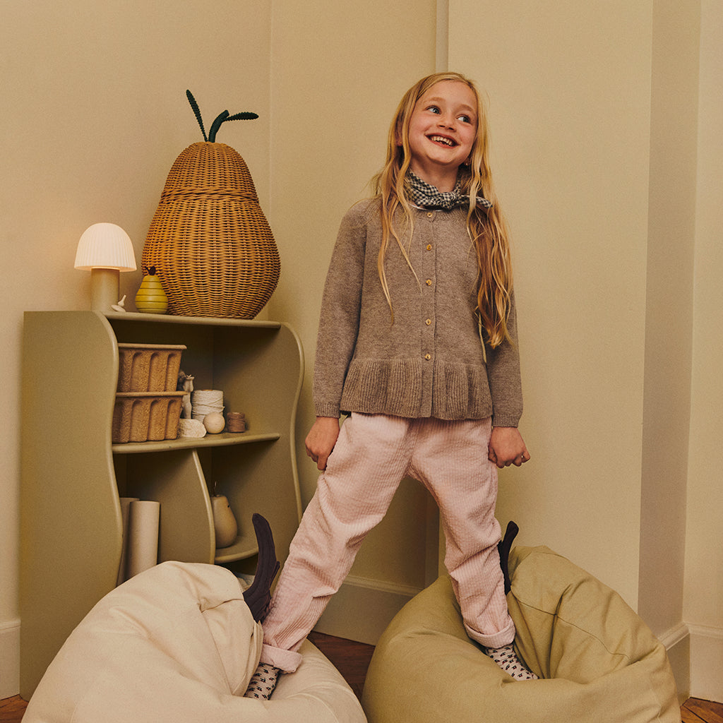 Ferm Living Kids Pear Braided Storage Basket Large
