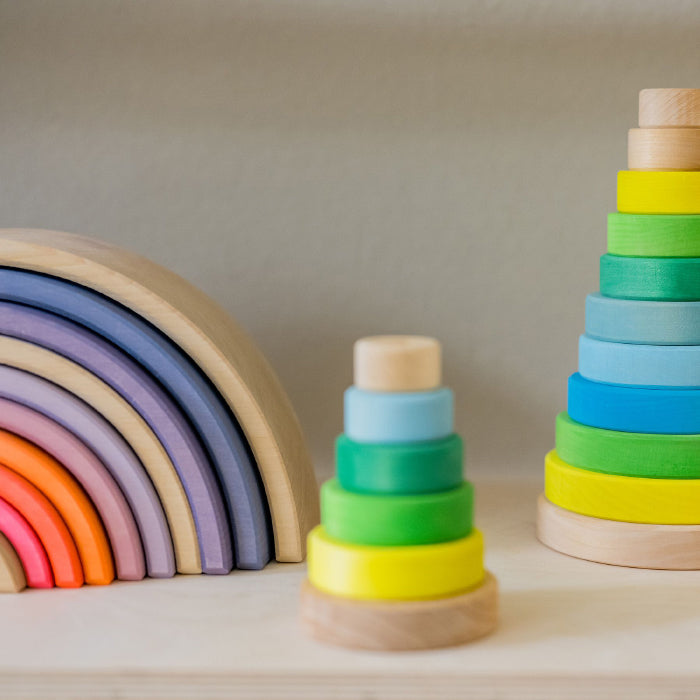 Grimm's Small Conical Tower Neon Green