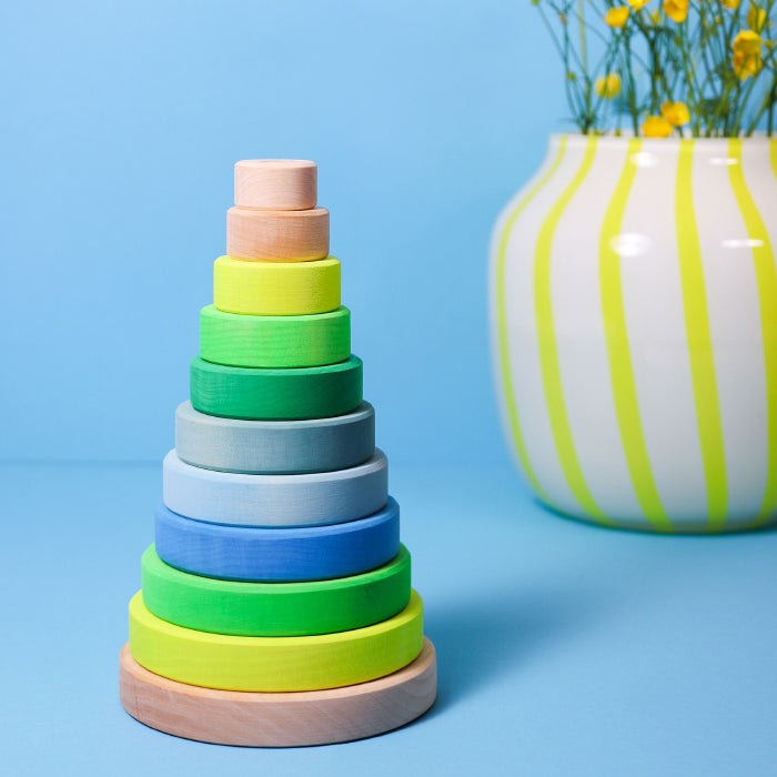 Grimm's Conical Tower Neon Green