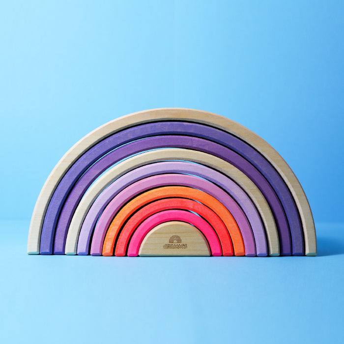 Grimm's Wooden Rainbow Neon Pink