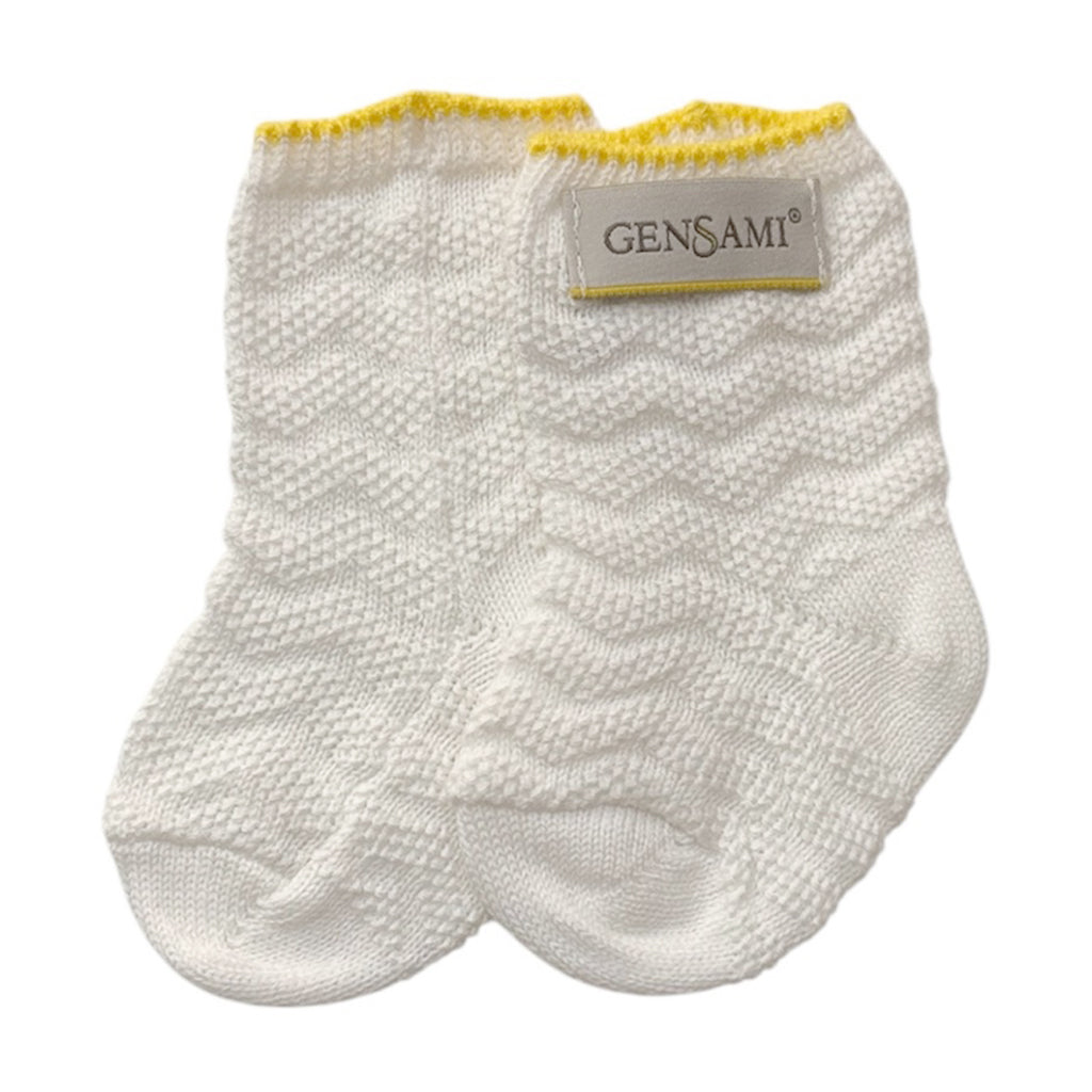 Gensami Baby Wave Knit Five Piece Set White