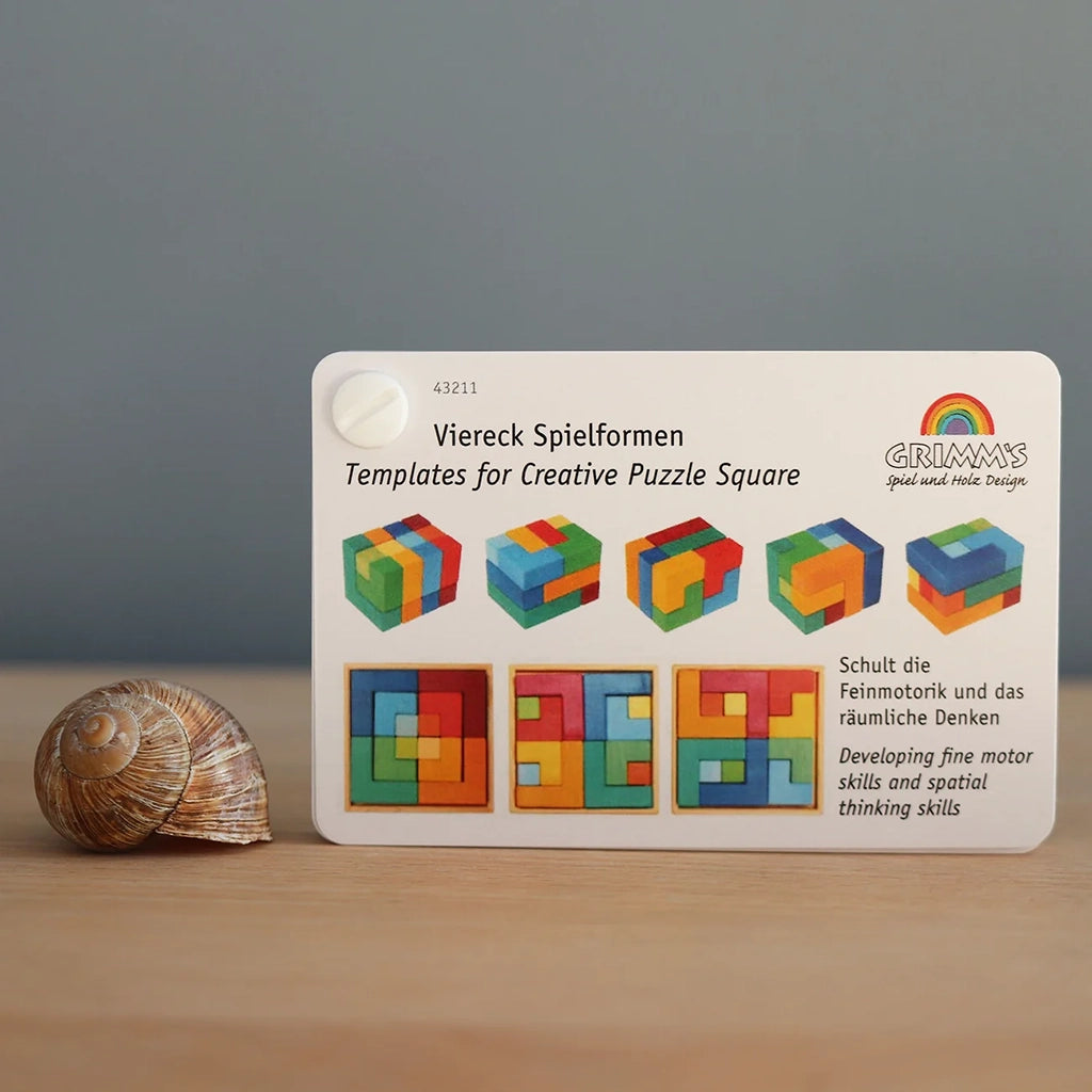 Grimm's Booklet For Creative Puzzle Square
