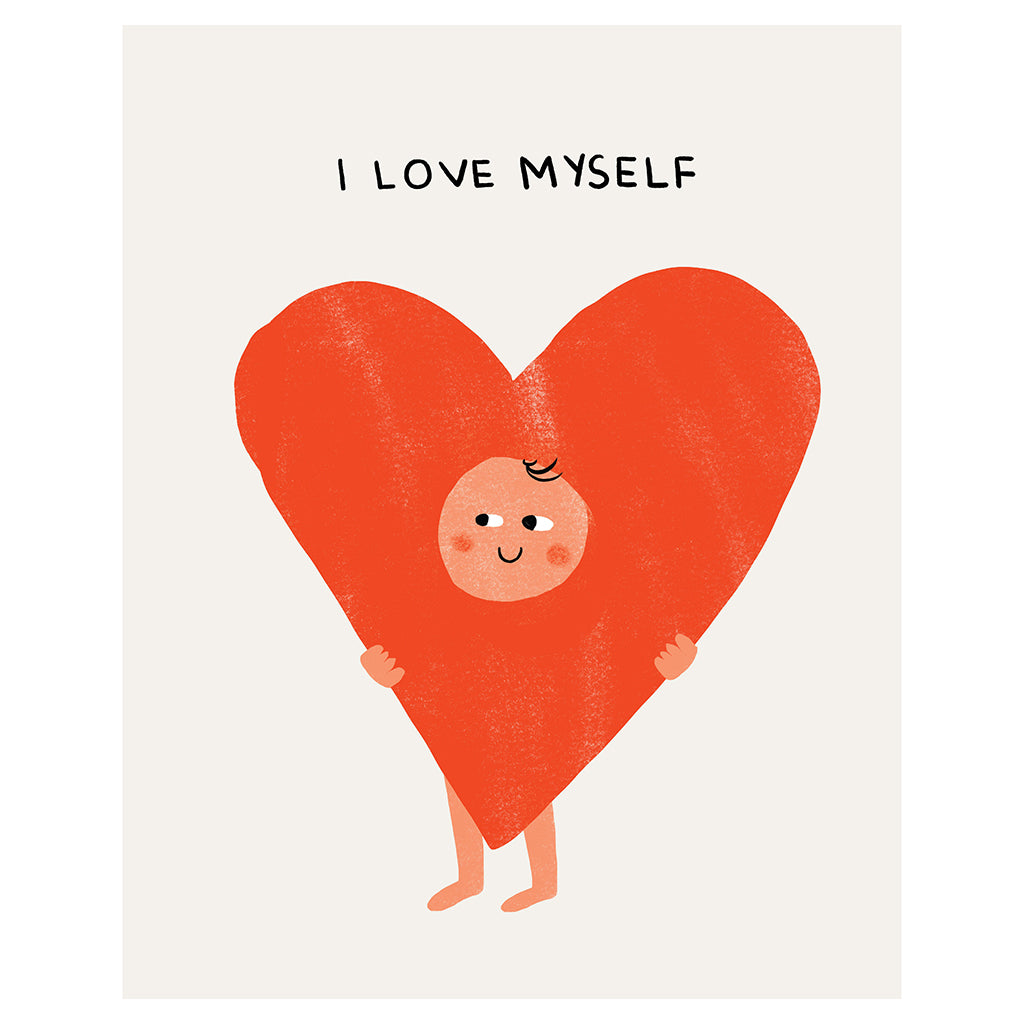 Hello from Toronto Love Myself Heart Print Small