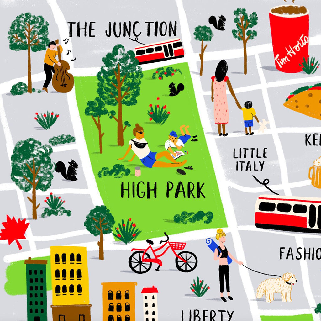 Hello from Toronto Map Card