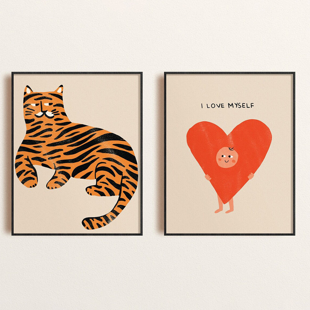 Hello from Toronto Tiger Print Large