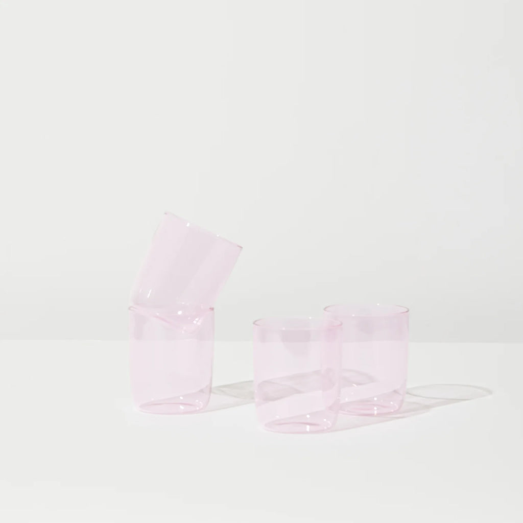 House of Nunu Belly Set of 4 Cups Pink