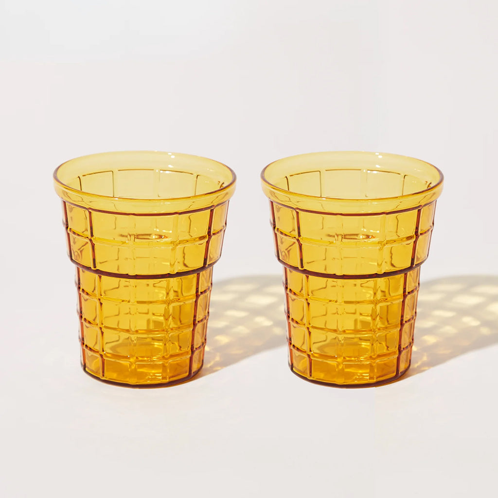 House of Nunu Coney Set of 2 Cups Yellow