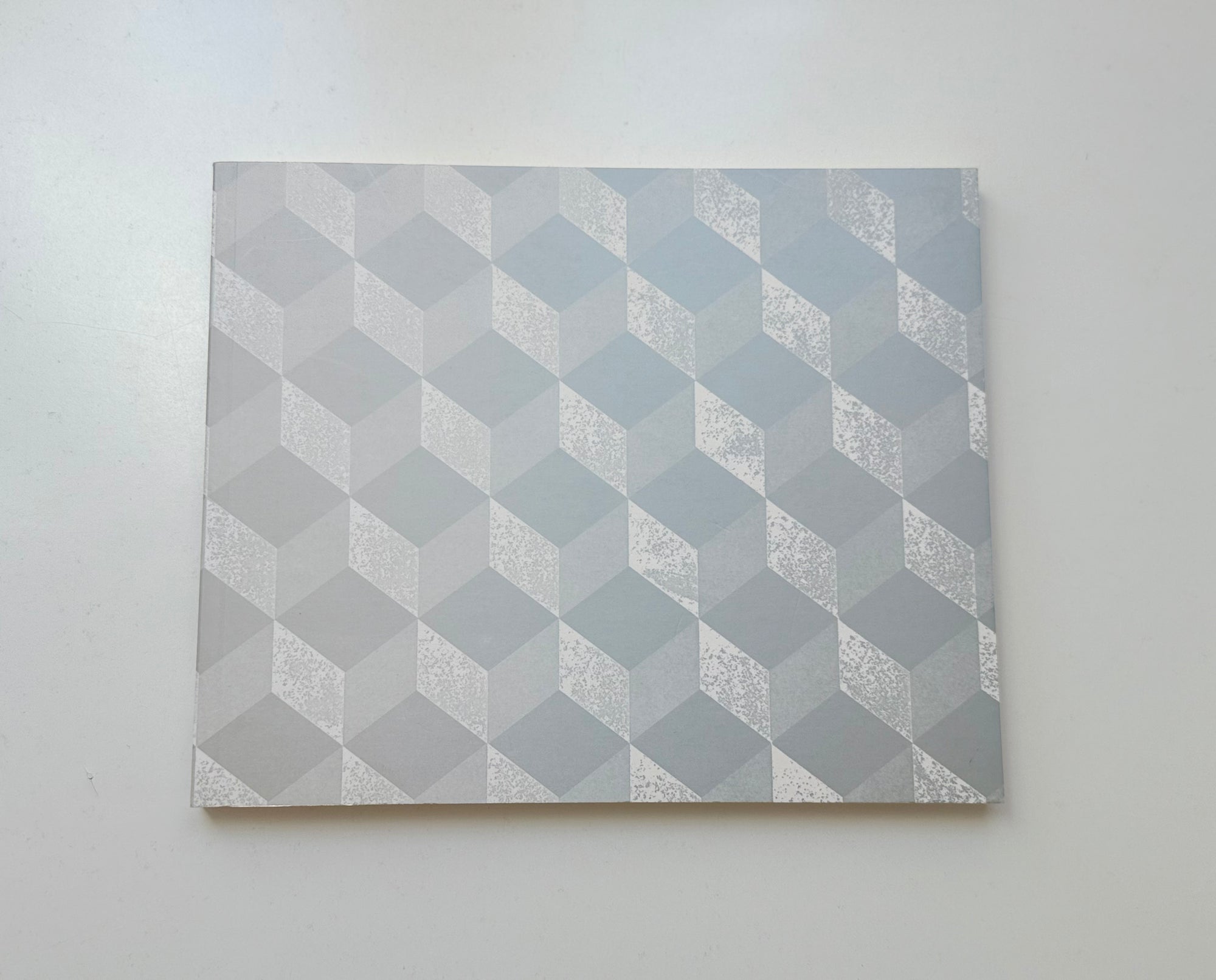 Astier De Villatte Stationery Notebook Italian Large Grey and White