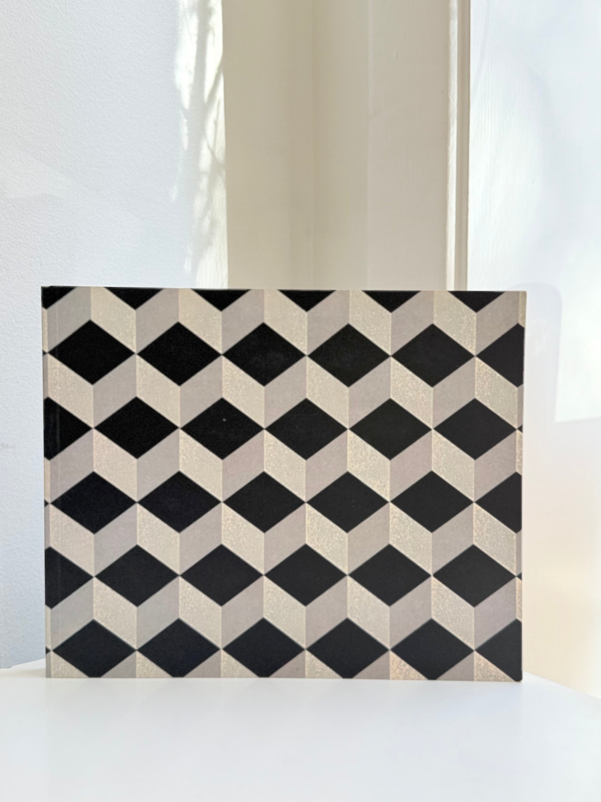 Astier De Villatte Stationery Notebook Italian Large Black and Ash