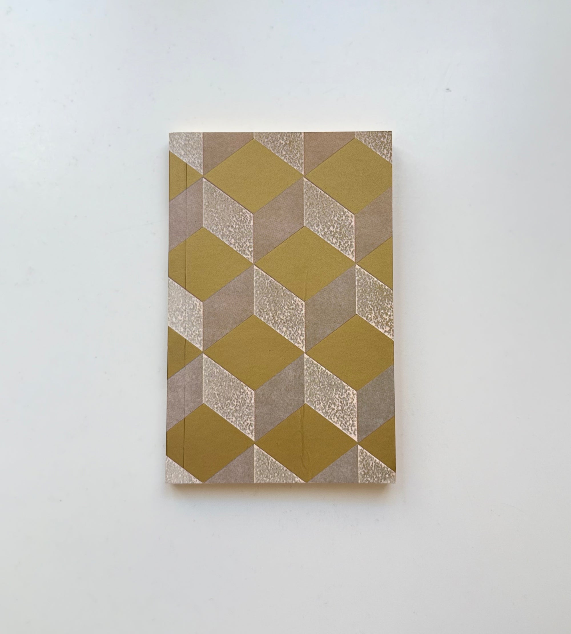 Astier De Villatte Stationery Notebook Small Gold and Grey