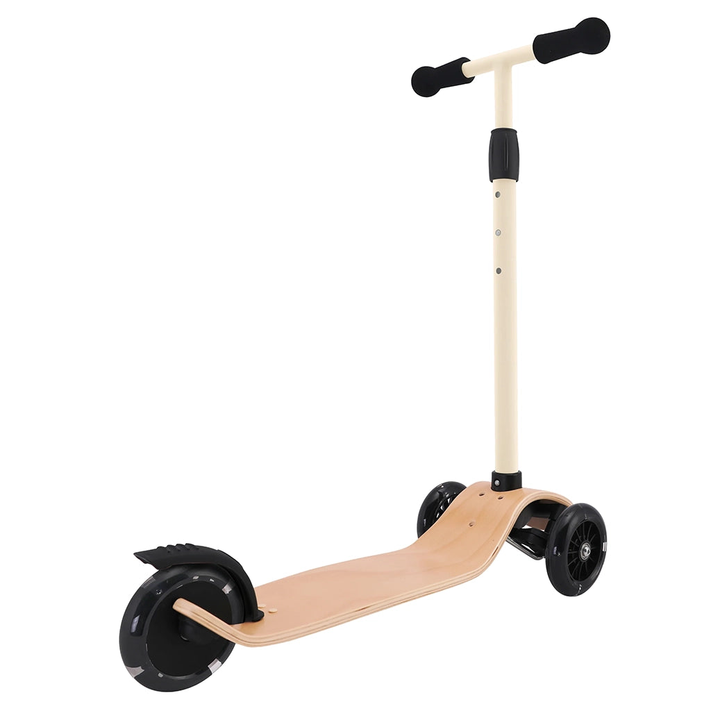 Kinderfeets Kinderscooter Cream With LED Light Up Wheels