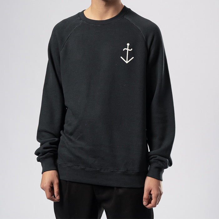 La Paz Man Cunha Sweatshirt Dark Navy Blue And Ecru White