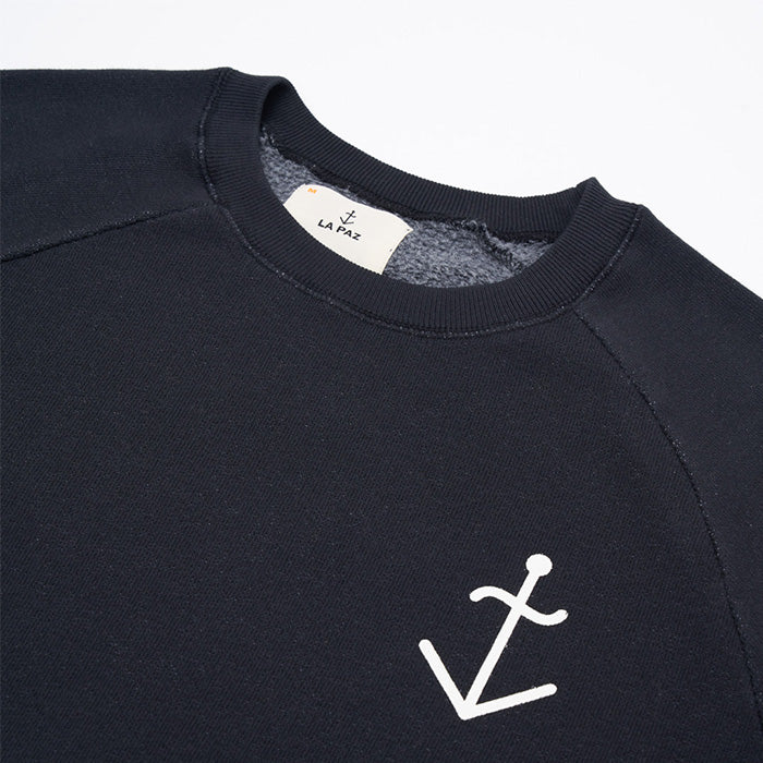 La Paz Man Cunha Sweatshirt Dark Navy Blue And Ecru White