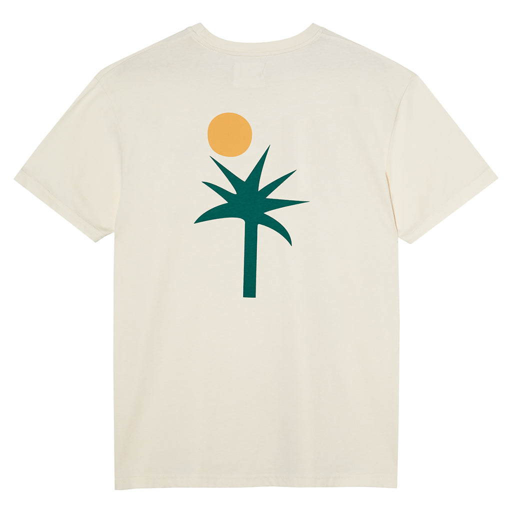 La Paz Man Dantas T-shirt Palm Ecru Cream