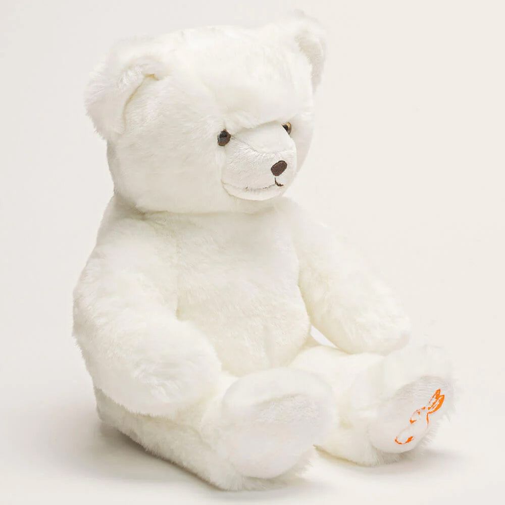 La Pelucherie My Bear Emile Soft Toy White