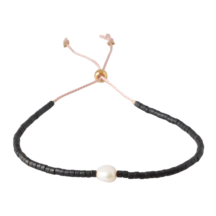 Libby And Smee Pearl String Bracelet Soot