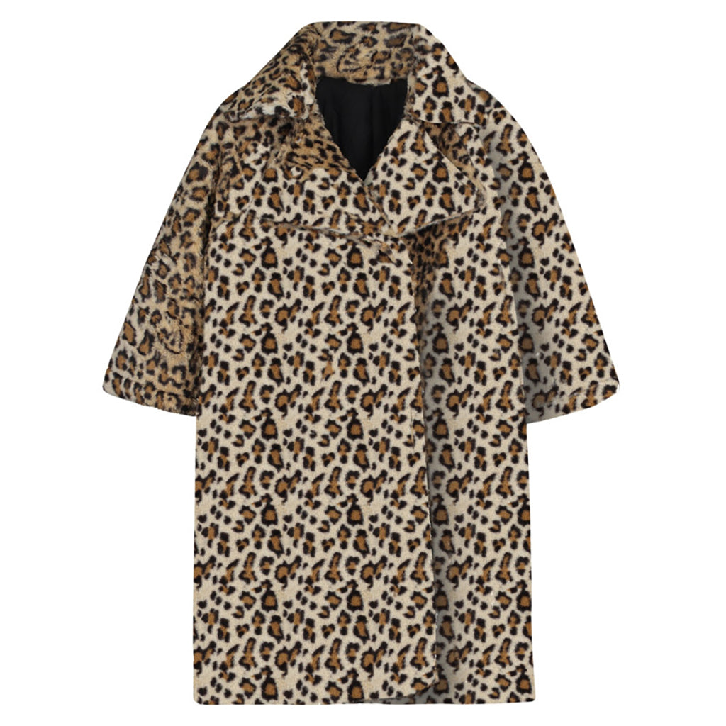 Little Creative Factory Child King&#39;s Road Coat Brown Animal Print